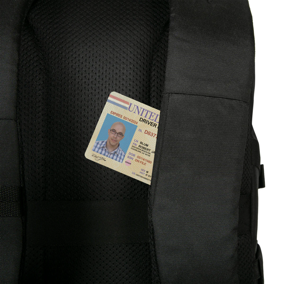 15-16” Terra EcoSmart® Backpack (Black) - Image 17