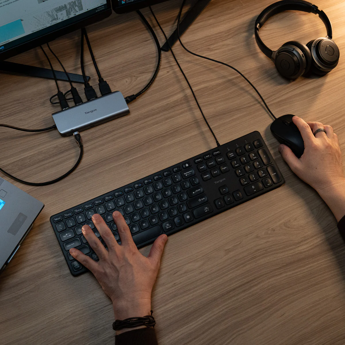 Full-Size Wired EcoSmart® Keyboard & Mouse Combo - Image 4