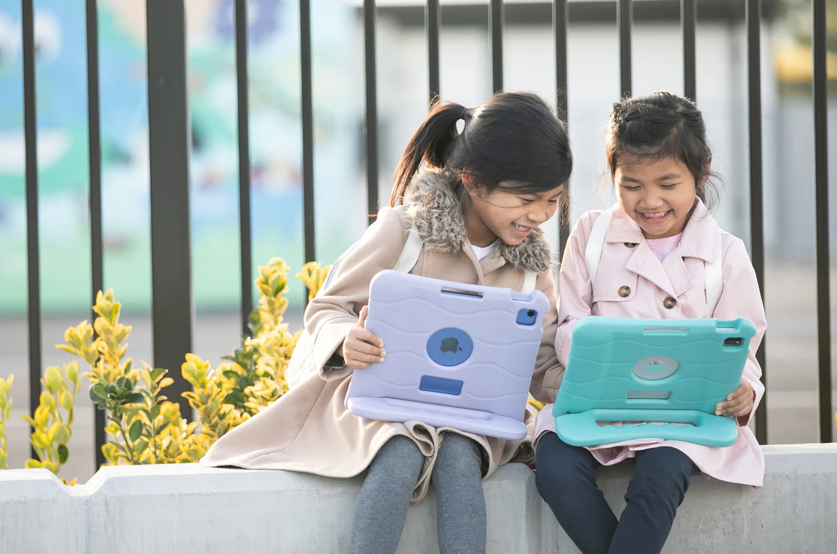 Kid’s Case for iPad, iPad Air and Pro 11” and 10.9” (Teal) - Image 5