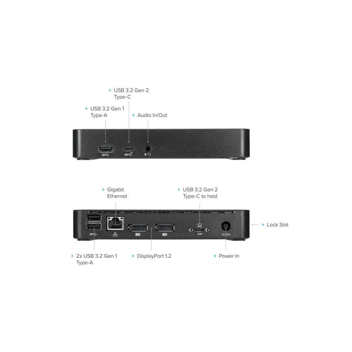 Universal USB-C DV4K DP Docking Station with 65W Power Delivery - Image 10