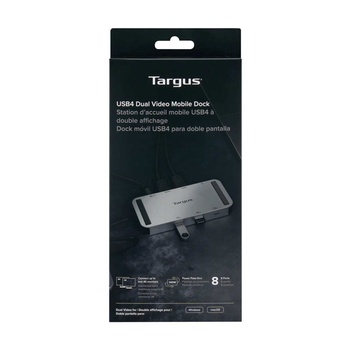 USB4 Dual Video Mobile Dock with 140W EPR Pass-Thru - Image 8